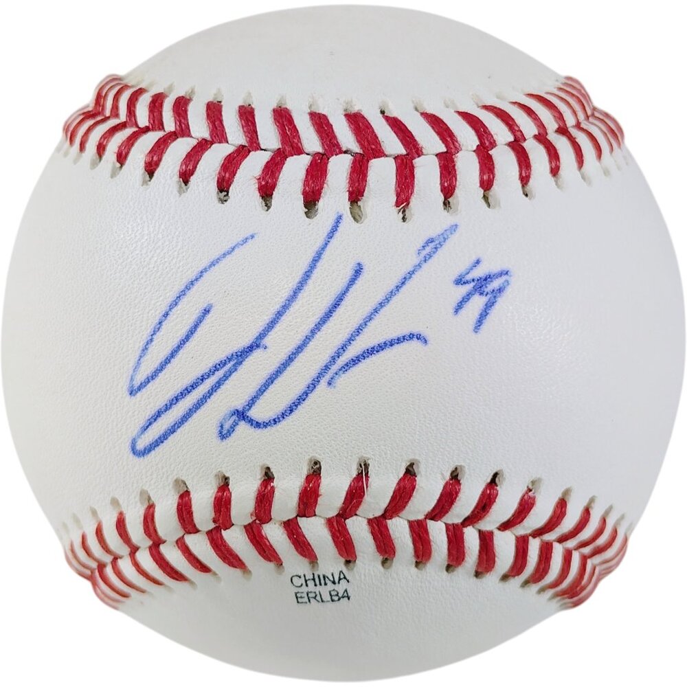 Jaylin Davis Signed Baseball Boston Red Sox SF Giants Proof Autographed COA